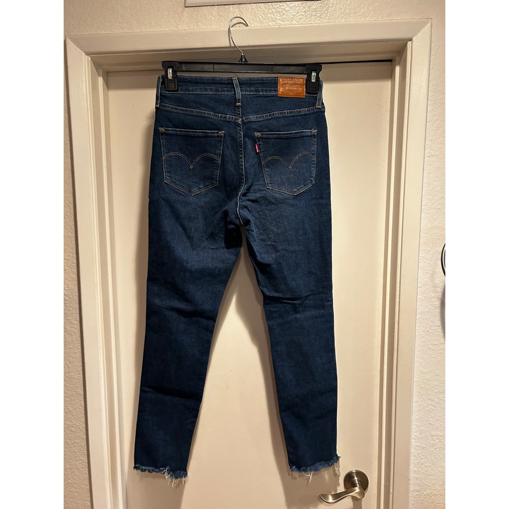 Skinny High Rise Distressed Jeans - Picture 2 of 5